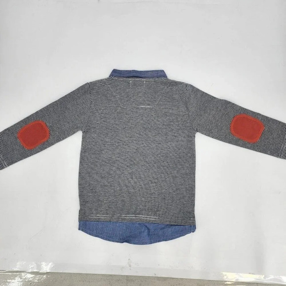 Andy & Evan Boys Long Sleeve Polo with Elbow Patches Size 3T - Picture 2 of 9